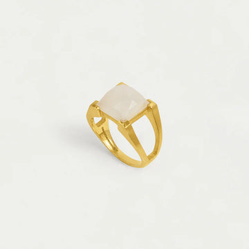 Moonstone Mini Plaza Ring